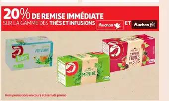 Sur la gamme des thés et infusions