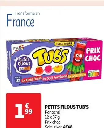 Petits filous tub's panaché 12 x 37 g