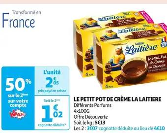 Le petit pot de crème la laitiere 4x100 g