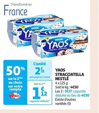 Yaos stracciatella nestlé 4 x 125 g