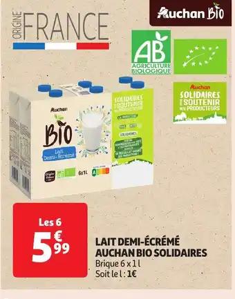 Solidaires soutenir auchan bio solidaires