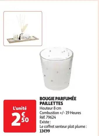 Bougie parfumée paillettes