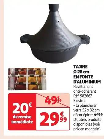 Tajine en fonte d'aluminium