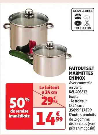 Faitouts et marmittes en inox