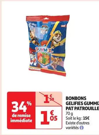 Bonbons gelifies gummiz pat patrouille 70 g