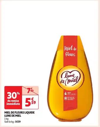 Miel de fleurs liquide lune de miel 1 kg