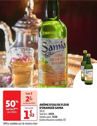 Arôme d'eau de fleur d'oranger samia 50 cl