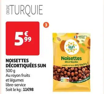 Noisettes décortiquées sun 500 g