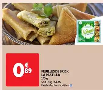 Promotion Exclusives de 1
Feuilles de brick : Découvrez l'Offre incontournable