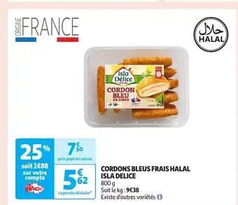 Cordons bleus frais halal 800 g