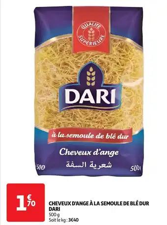 Cheveux d'ange à la semoule de blé dur dari 500 g