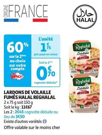 Lardons de volaille fumés halal reghalal 150 g