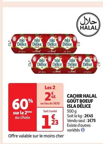 Cachir halal goût boeuf isla délice 500 g