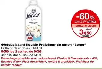 Promotion Exclusives de 3
Adoucissant liquide : Découvrez l'Offre incontournable