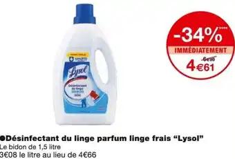 Promotion Exclusives de 1
Lysol : Découvrez l'Offre incontournable