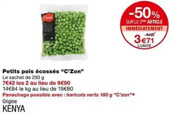 Promotion Exclusives de 13
Petits pois : Découvrez l'Offre incontournable