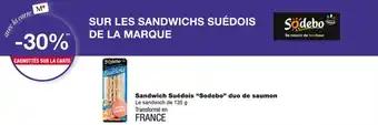 Promotion Exclusives de 18
Sandwich : Découvrez l'Offre incontournable