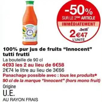 Promotion Exclusives de 7
Innocent : Découvrez l'Offre incontournable