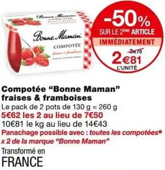 Promotion Exclusives de 32
Bonne maman : Découvrez l'Offre incontournable