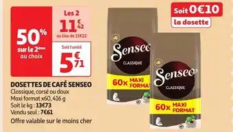 Promotion Exclusives de 21
Dosettes café : Découvrez l'Offre incontournable