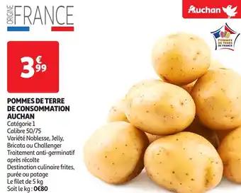 AUCHAN Pommes de terre de consommation