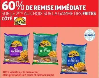 MCCAIN Sur la gamme des frites côté