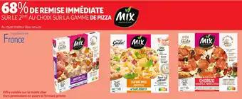 MIX Sur la gamme de pizza