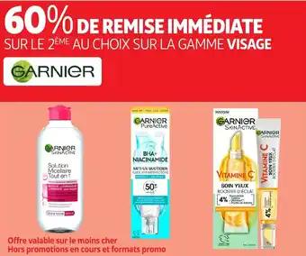 GARNIER Sur la gamme visage