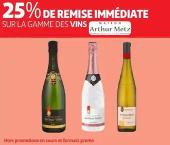 ARTHUR <ETZ Sur la gamme des vins