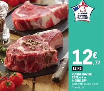 Promotion Exclusives de 6
Viande bovine côte : Découvrez l'Offre incontournable