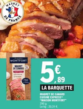 Maison montfort magret de canard cuisine express 290 g