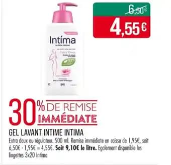 Promotion Exclusives de 1
            
        
        Intima : Découvrez l'Offre incontournable