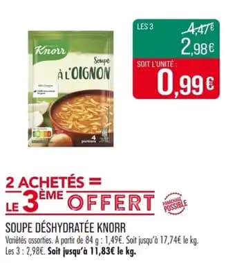 Promotion Exclusives de 16
            
        
        Soupe : Découvrez l'Offre incontournable