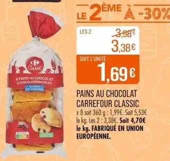 Promotion Exclusives de 6
Pains au chocolat : Découvrez l'Offre incontournable