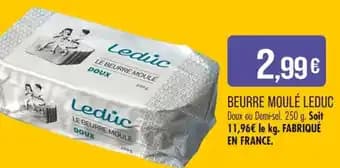 Promotion Exclusives de 2
            
        
        Beurre moule : Découvrez l'Offre incontournable