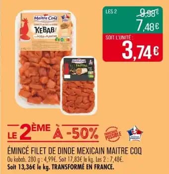 Promotion Exclusives de 3
            
        
        Filet de dinde : Découvrez l'Offre incontournable