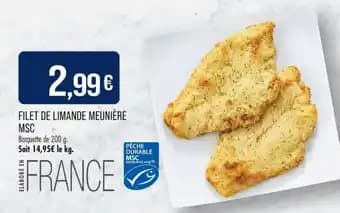 Promotion Exclusives de 5
            
        
        Filet de limande : Découvrez l'Offre incontournable