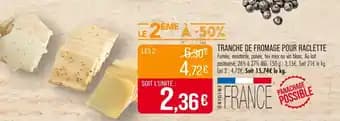 Promotion Exclusives de 21
            
        
        Fromage pour raclette : Découvrez l'Offre incontournable