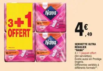 Nana Serviette ultra régulier 64 pieces