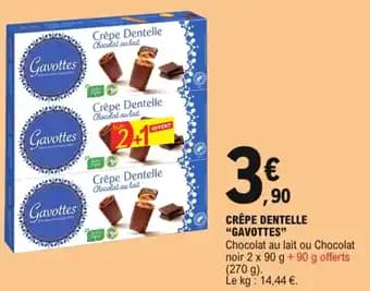 Promotion Exclusives de 1
Gavottes : Découvrez l'Offre incontournable