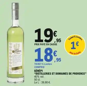 Distilleries et domaines de provence génépi 50 cl