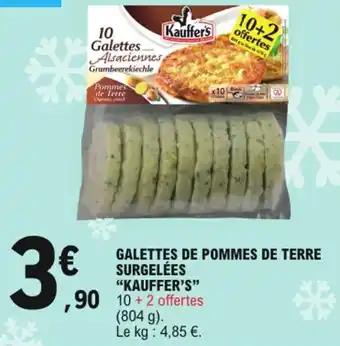 Kauffer's galettes de pommes de terre surgelées 804 g