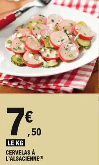 Cervelas à l'alsacienne