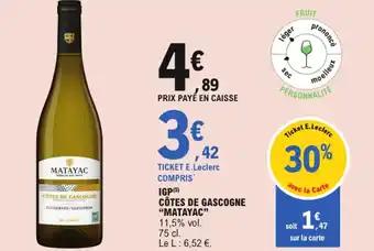 Promotion Exclusives de 1
Cotes de gascogne : Découvrez l'Offre incontournable