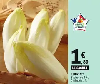 Promotion Exclusives de 4
Endives : Découvrez l'Offre incontournable