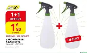 Promotion Exclusives de 2
Vaporisateur : Découvrez l'Offre incontournable