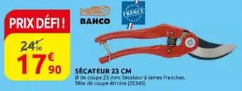 Promotion Exclusives de 5
Sécateur : Découvrez l'Offre incontournable