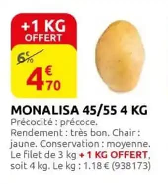 Promotion Exclusives de 1
Monalisa : Découvrez l'Offre incontournable