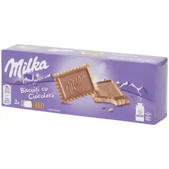 Biscuits nappés de chocolat Milka