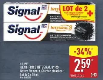 Promotion Exclusives de 7
Dentifrice intégral : Découvrez l'Offre incontournable